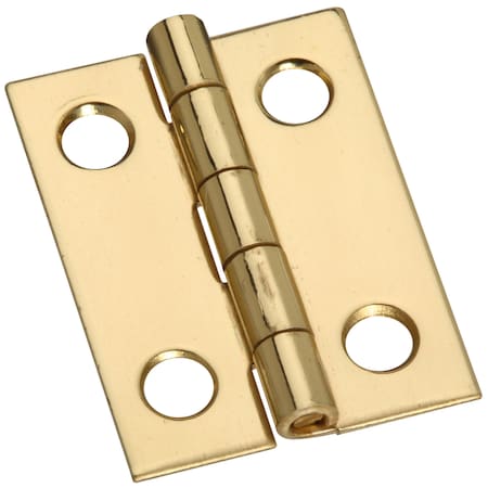 National Hardware National Hardware 1 in. L Solid Brass Broad Hinge 1 pk N211-177